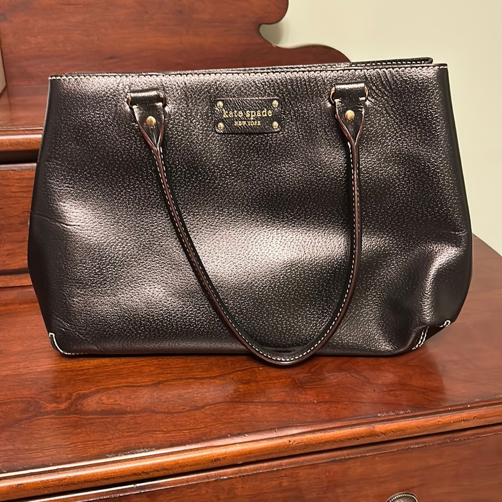 Kate Spade Black Leather Shoulder Bag